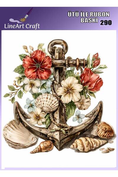 LİNEART Iron-On Rubon Printing Transfer No:Rb290-30X30Cm