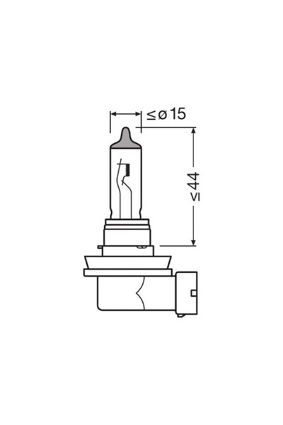 ams-OSRAM Bec 12V H11 55 W Night Breaker +220% Osram