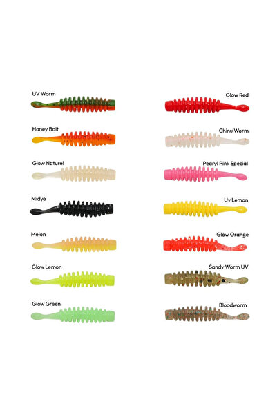 Hanfish Plankton 3 Cm Lrf Silikon Yem-PS-1030 Glow Lemon