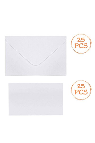 OEM Off White Envelopes with Correspondence Cards 11x7cm - 25pcs