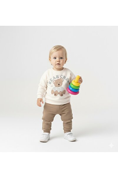 Junies Baby Bear Printed 2-Piece Baby Set