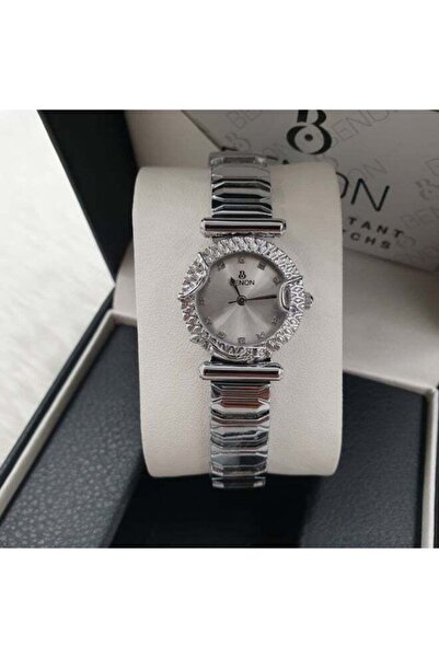 benon Women's Steel Watch with Zircon Stones