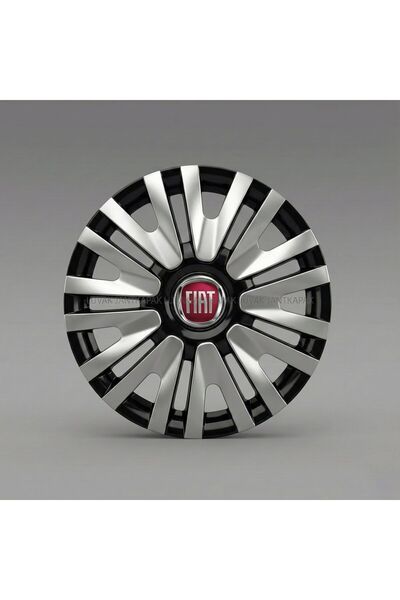 JANT Fiat Marea Uyumlu JantKapağı - 14 İnç - 1 Takım (4 adet) - Çelik görünümlü