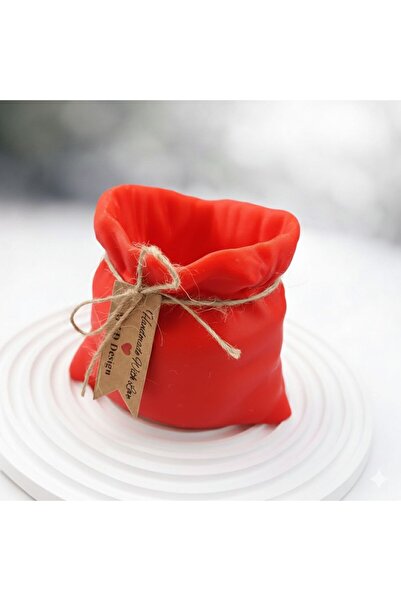 MD Design 3D Çok Amaçlı Saksı | Kalemlik | Makyaj Fırçalık 1 ADET (KIRMIZI)