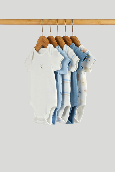 MOTHERCARE 5Li Contemp Kısa Kollu Body Set