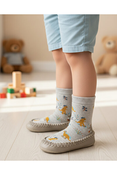 PatiPati 2'Lİ ÇOCUK ÇARIK ÇORABI |Kaydırmaz Taban, Yumuşak Dokulu