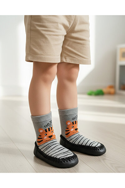 PatiPati 2'Lİ ÇOCUK ÇARIK ÇORABI |Kaydırmaz Taban, Yumuşak Dokulu