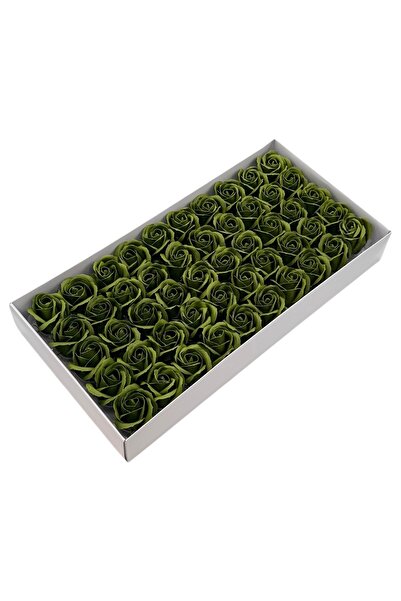 AFO Set 50 trandafiri sapun parfumati, atingere reala, kaki