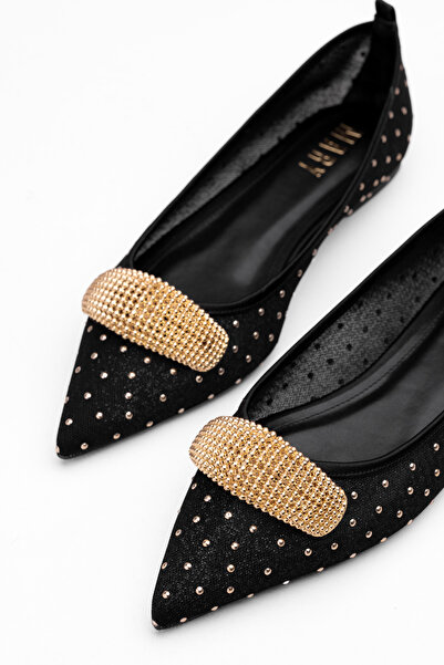 MARY pantofi de seara negri pentru femei, pantofi de balerina, pantofi pentru...