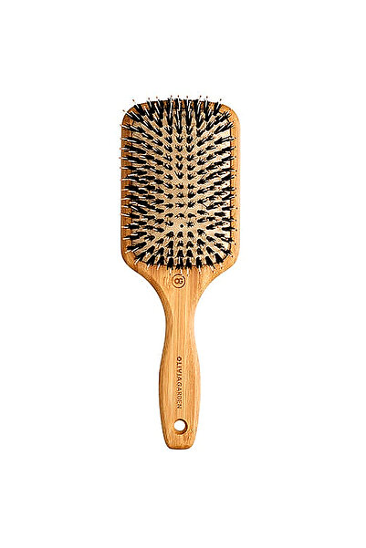 Olivia Garden Perie de Păr Bamboo Touch Combo Paddle — cu Peri de Mistreț și ...