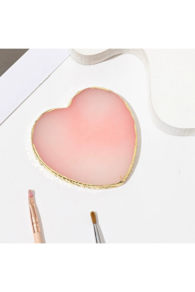 Venalisa Kalp Şekli Nail Art Ve Tırnak Paleti, Oje Ve Boya Karıştırma Paleti ...