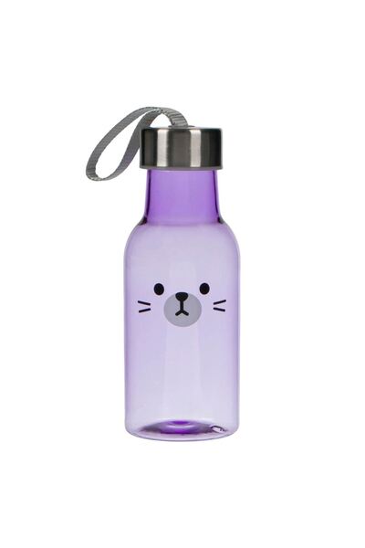 OEM Πλαστικό Μπουκάλι Νερού Lila Bear 350ml