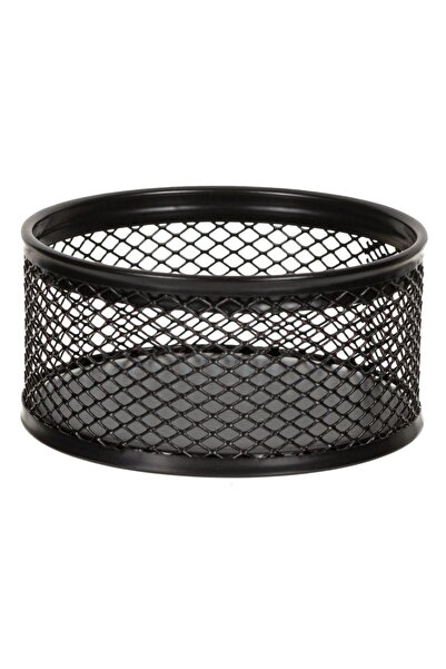 OEM Black Desk Organizer Holder Ø8x4cm