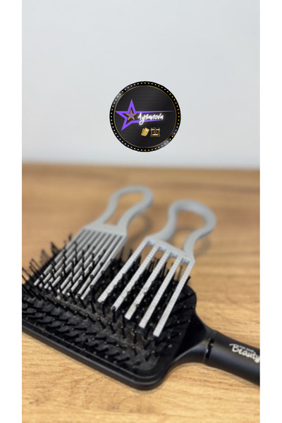 aysanova 2 قطعة من منظفات فرشاة الشعر، 2 قطعة من منظفات مشط الشعر