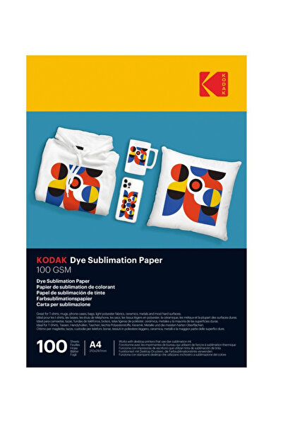 Kodak Sublimation paper, A4 format, 100g/m2, top 100 sheets,
