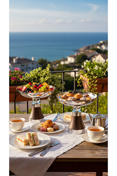 Generic Elegant fruit and dessert serving stand set, versatile