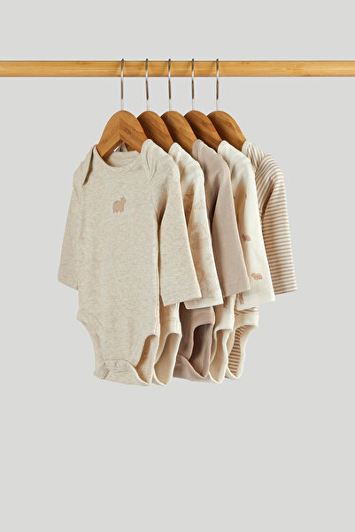 MOTHERCARE 5Li Classic Uzun Kollu Body Set