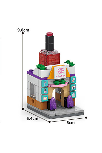 Choice6 8974-1 16 نمط عرض شارع مصغر مقهى بيانو قاعة ألعاب فاكهة مكتبة مبنى كت...