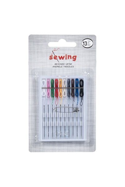 OEM Needles with Thread and Buttons - 13pcs