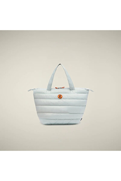 SAVE THE DUCK Unisex Orta Boy Shopper Çanta Mavi - Caron