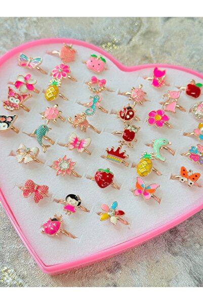 EliraToka للفتيات - خاتم ألعاب للأطفال قابل للتعديل بخمسة نماذج مختلفة، مناسب...