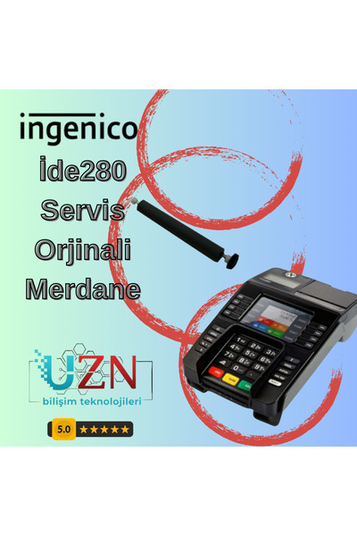 ingenico IDE280 Yazıcı Merdanesi - Fabrika Çıkışı Birebir Orjinal Servis Ürünü