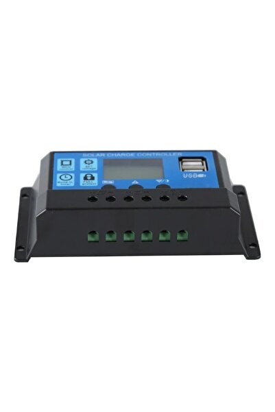 OEM Controler 30A Regulator Solar Albastru PWM 12V 24V