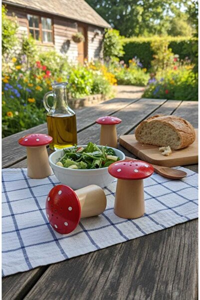 lalcollections Ahşap Mantar Tuzluk