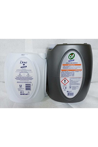 Dove SIVI SABUN 3,2 lt. ve YAĞ ÇÖZÜCÜ 5 lt.