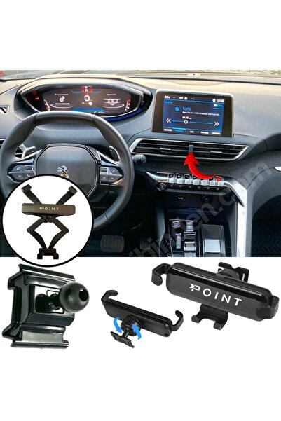 Otolaria Peugeot 3008 Cep Telefonu Tutacağı Havalandırma Robotik Açılır Kapan...