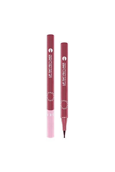 SEPHORA Lip Tint Felt Liner Bulaşma Yapmayan Marker Dudak Kalemi 03 PINK OUTL...