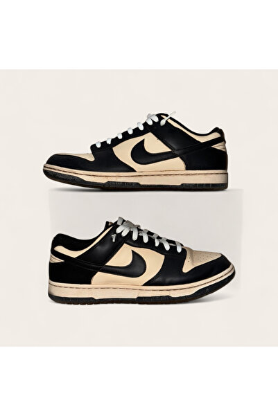 İBAZ Dunk Beige Black Sneaker Sports Shoes