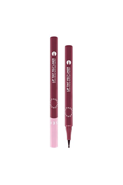 SEPHORA Lip Tint Felt Liner Bulaşma Yapmayan Marker Dudak Kalemi 06 BROWNIE S...