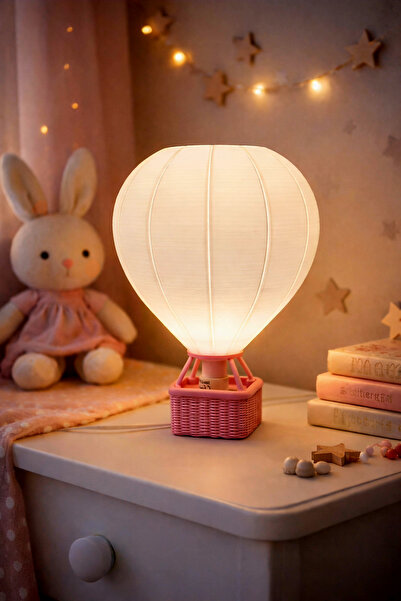 Atsutech Çocuk Odası Kapadokya Sıcak Hava Balonu Gece Lambası | Masa Lambası ...
