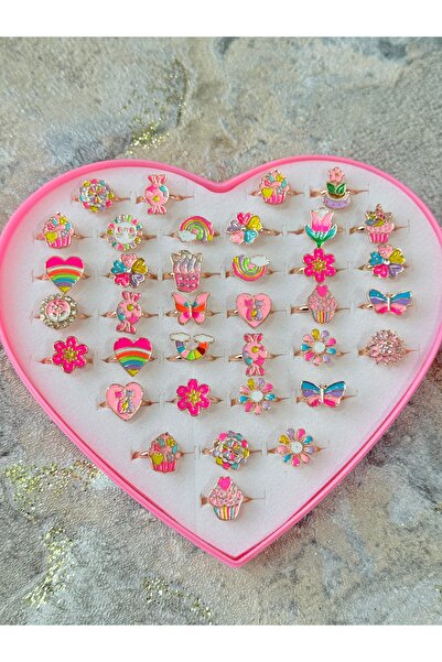 EliraToka KIZ ÇOCUK - BEBEK AYARLANABİLİR 5 FARKLI MODEL OYUNCAK YÜZÜK 30 KG ...