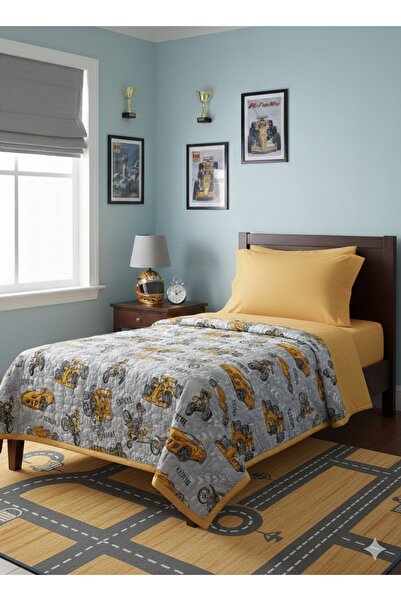 LİMONAHOME Tek Kişilik Kapitoneli Pike / Sürpriz Yastık