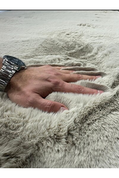 Freya Home Premium Yumuşacık Tavşan Tüyü Serisi Tüy Dökmez Kaymaz Dokuma Taba...