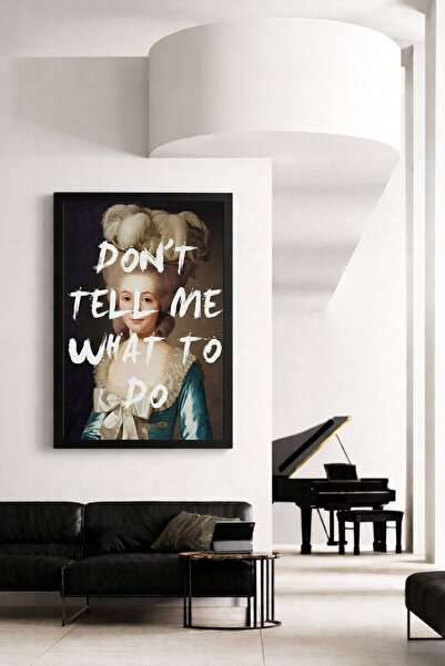 Koi Art Design Siyah Çerçeveli Tek Parça Modern Sanat Temalı Yüksek Kalite UV...