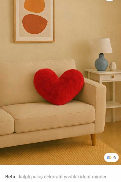 Beta pernă decorativă roșie