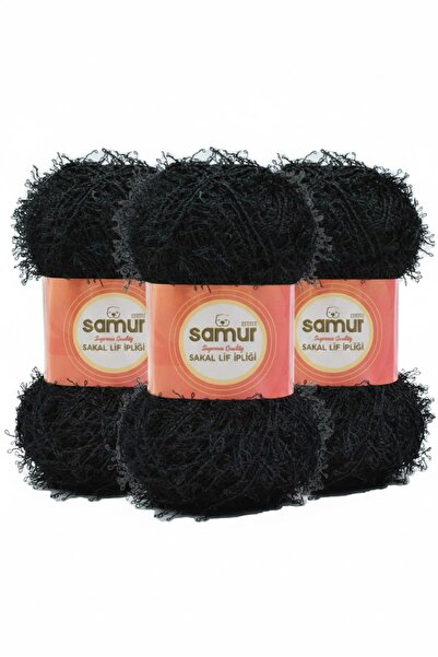 Samur 3 bucăți SP-Samur Fire Fiber Thread 430 Negru-100 gr-100 mt