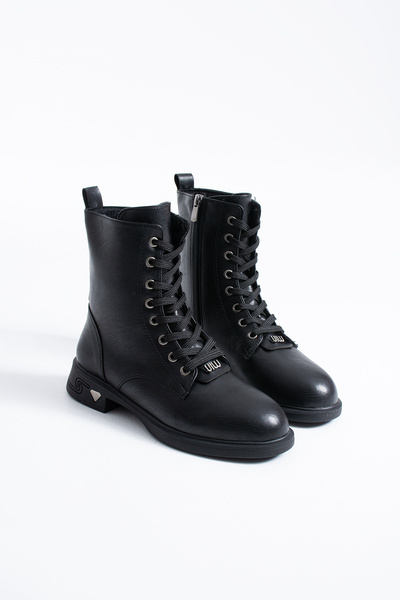 LEYLA STORE Lace Up Boots