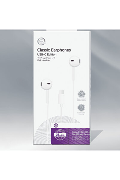 SP سماعات أذن من النوع C بتصميم أبيض gp