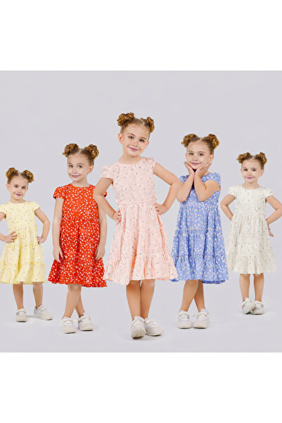 Cremix Girl's Floral Dress