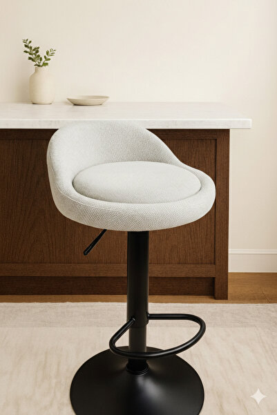 SADANHOME كرسي بار بستم قابل للتعديل مع مسند للقدمين - كرسي دوار عصري , كرسي ...