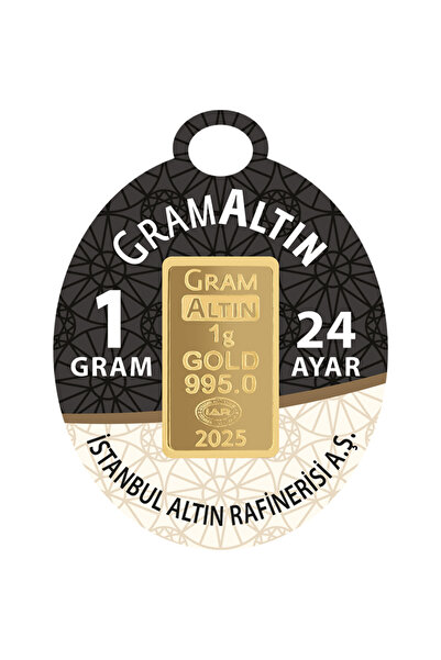 İar 1 Gram Külçe Altın 995 Saflık Sertifikalı