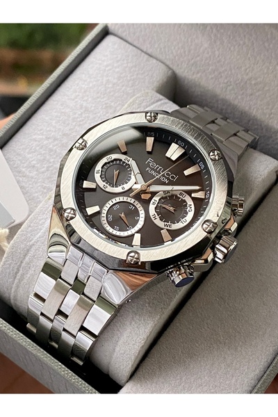 Ferrucci Functional Men's Wristwatch Steel Cord Waterproof 2 Year Warranty Or...