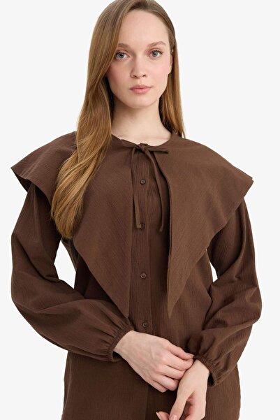 DeFacto Crinkle Fabric Tunic H0406Ax26Sp