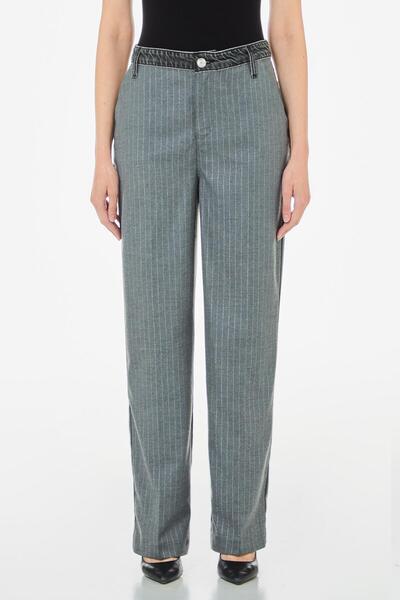 liu.jo Gri Çizgili Jean