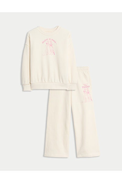 Marks & Spencer Pamuk Karışımlı Disney Frozen Takım (2-8 Yaş)