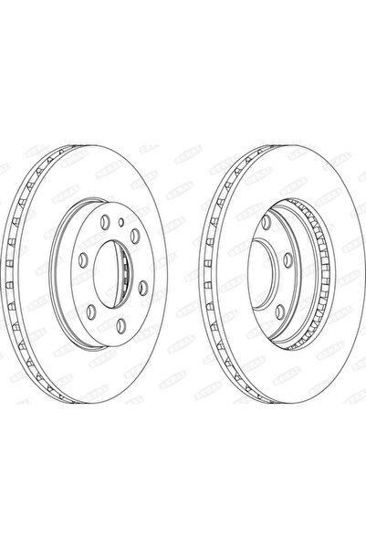 BERAL Disc Frana Iveco Daily 3 Platou / Sasiu/Daily 4 Bus/Daily 4 Caroserie